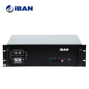 IBAN in stock Deep Cycle Telecom Lithium Ion Battery 48V 50Ah 100Ah 200Ah lithium battery prismatic lithium-ion battery