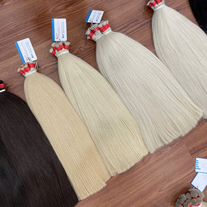 Extensions de cheveux humains 100% vietnamiens, haute qualité, cheveux en vrac, 30 pouces, cheveux naturels non traités, lisses - Product Image 1