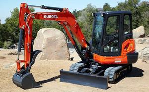 Kx040-4 Kubota de machines de construction d'occasion mini pelle à vendre chenille en vente - Product Image 6