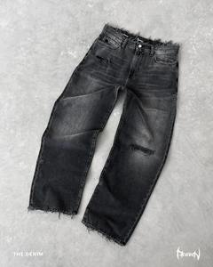 Jeans rasgados lavados Hombres American Retro High Street Pareja Bolsa Bordado La calidad es más alta que sus compañeros en todas las estaciones - Product Image 4