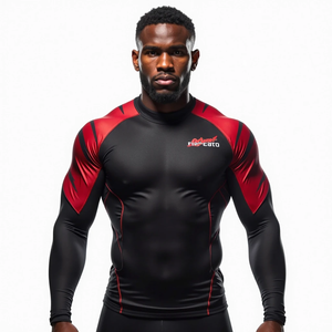 Get Get Sublimated <b>MMA</b> <b>Rash</b> <b>Guards</b> Wholesale Get Apparel for Gym Training Workout Combat and Athletic Sportswear Get - Product Image 6