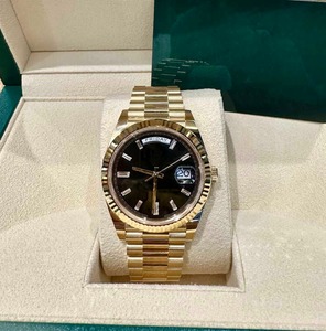 Montre numérique de luxe unisexe 41 mm à vente chaude, chronographe, affichage de la date, cadran en cristal saphir, bracelet en acier inoxydable, étanche à 10 bars - Product Image 2