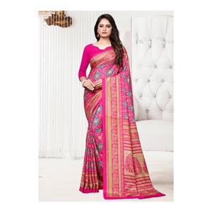 Sari elegante de diseñador para mujer, Sari étnico elegante con trabajo pesado y tela Premium, perfecto para celebraciones a bajo precio - Product Image 1