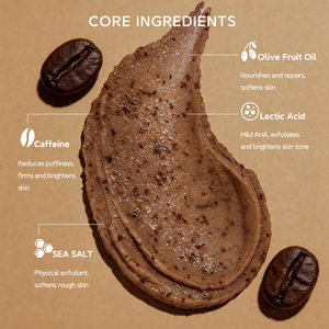 Exfoliante Corporal de Lujo para SPA, Exfolia Intensamente, Alivia la Aspereza y la Opacidad, Hidrata, Antioxidante, Exfoliante Corporal de Sal Marina y Café - Product Image 4