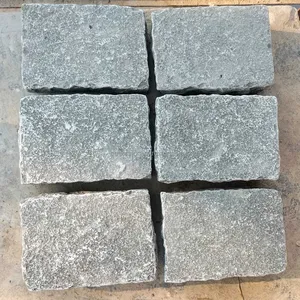 Tandur – pavés en pierre de calcaire gris de haute qualité, 14x20x5/7 cm, pour jardin extérieur, allées, allée, Patio