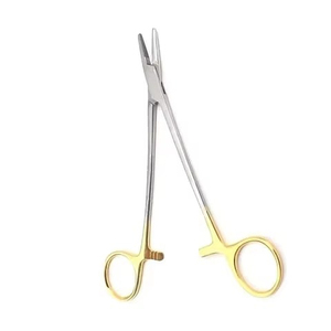 ผู้ถือเข็มสัตวแพทย์เครื่องมือควบคุมที่ดีสำหรับการผ่าตัดความแม่นยำ SB-NH-0021ใบมีดแมงป่องสแตนเลสได้รับการรับรอง CE - Product Image 1