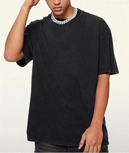 Fabricante logotipo personalizado impreso camisetas Streetwear Premium 180g 220 Gsm algodón pesado camiseta lisa 100% algodón camisetas Unisex - Product Image 3