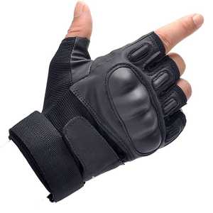 Guantes de Motociclista de Media Palma de la Mejor Calidad para Uso Unisex con Diseño de Logotipo Personalizado - Product Image 4