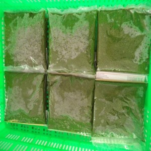 Hoja de yuca picada congelada Hoja de tapioca IQF Ángulo de tamaño pequeño - Product Image 1