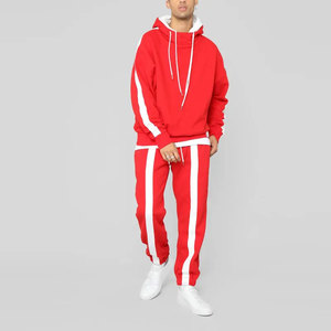 Vente chaude personnalisé imprimé hommes coupe régulière écologique 100% coton survêtement à la mode Streetwear motif solide confortable - Product Image 1