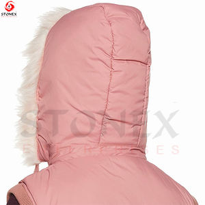 Capuche Amovible Hiver Chaud Confortable Durable Puffy Vest Haute Qualité Puffer gilet Pour Femmes - Product Image 6