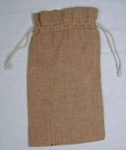 Bolsa con cordón de algodón orgánico 100% al por mayor, lona reciclada duradera, embalaje de joyería, bonita bolsa de algodón ecológica - Product Image 5