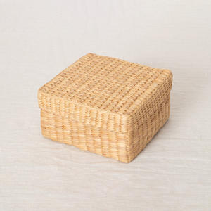 กล่องเก็บผักตบชวาแบบยั่งยืนกล่องหวายธรรมชาติสำหรับจัดระเบียบ - Product Image 4