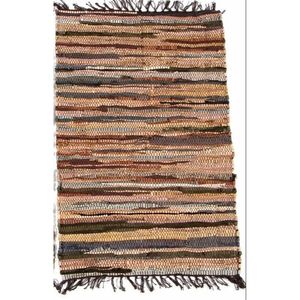 Handmade Cowhide Leather <b>Rug</b> 9x12-Multicolor Rectangle Carpet for Living Room Hallway & Office - Product Image 6