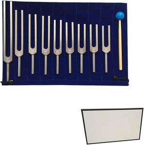 Juego de diapasones Solfeggio, Kit de curación de frecuencia de 9 piezas, reparación de ADN, equilibrio de Chakra, terapia de sonido, Manual, instrumentos médicos - Product Image 6