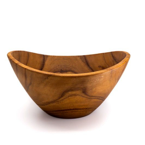 Eco-Friendly Natural Wood Polished Serving Bowl <b>Set</b> Round Kitchen Salad Bowls Teak Wooden <b>Dinnerware</b> <b>for</b> Home & Party - Product Image 6