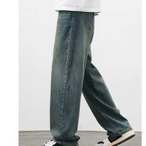 กางเกงขายาวใส่สบายสำหรับผู้ชายกางเกงยีนส์ขายาวแบบลำลองสินค้าใหม่ขายดีสำหรับทุกฤดูกาลพร้อมโลโก้ของคุณเอง - Product Image 3