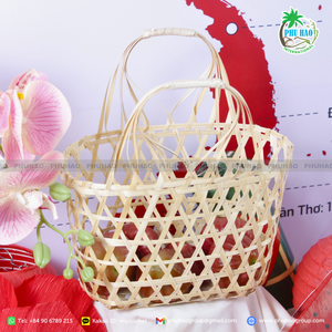 HOT SELLING Export From Vietnam Versatile and Eco-Friendly Bamboo <b>Baskets</b>: Ideal for Storage, Decoration, and <b>Gifting</b> - Product Image 2