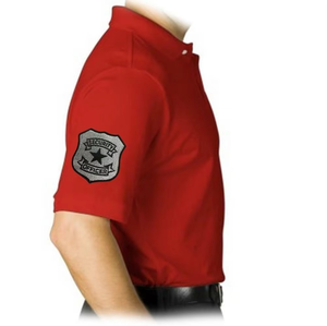Camisas de Seguridad de Manga Corta para Hombre, al por Mayor, de Lona Sólida, 100% Algodón, Frescas, Transpirables, con Bolsillo y Cuello de Seguridad - Product Image 6