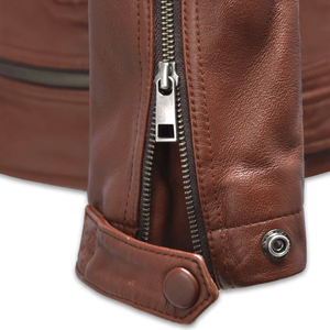 Blouson aviateur en cuir de mouton de haute qualité, vêtements de ville, veste d'hiver en cuir pour hommes, logo personnalisé, nouveauté - Product Image 6