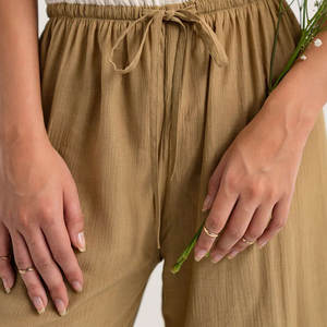 Vente chaude de pantalons en coton et polyester de qualité supérieure pour femmes avec une taille moyenne pour l'hiver - Product Image 6