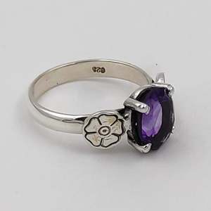 Navya <b>Craft</b> 925 Solid Sterling Silver Amethyst Women's <b>Ring</b> Sizes 4 14 Christmas Anniversary Birthday Valentine Day Gift for - Product Image 6