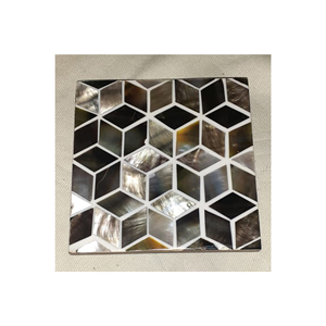 New Design Handmade High Quality Wooden With Natural Mother of Pearl Inlay Work Coaster for Kitchen Use and Keep on <b>Glass</b> - Product Image 1