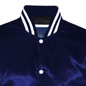 Veste universitaire personnalisable de haute qualité en spandex/polyester |   Veste bomber unisexe, baseball, printemps, respirante, streetwear, mode - Product Image 5