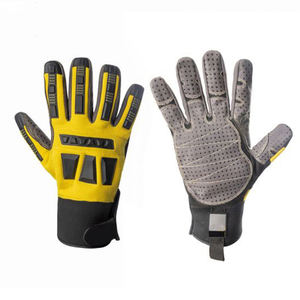 Gants personnalisés ODM résistants aux chocs résistants aux coupures en TPR PU anti-vibration pour le travail des mécaniciens, les sports, les gants de sécurité doublés de nylon de taille XL - Product Image 4