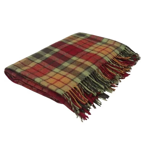 Manta de tartán de otoño Buchanan tradicional india Manta de lana de lujo, duradera y elegante - Product Image 3