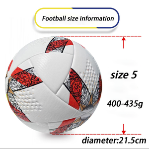 High Quality PU <b>Leather</b> <b>Footballs</b> Official Size 5 Custom Logo Soccer Balls Seamless Thermal Bonding Manufacture's Professional - Product Image 5