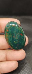 Piedra preciosa de cabujón de jaspe de sangre Natural de alta calidad (verde y rojo) 5-8mm para coleccionistas diseñadores de joyas y entusiastas del cristal - Product Image 3
