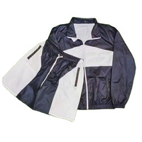 Conjunto Deportivo Ligero de Dos Piezas de Alta Calidad con Chaqueta con Cremallera, Cortavientos Unisex, Pantalones Cortos para Correr, Ciclismo y Actividades al Aire Libre