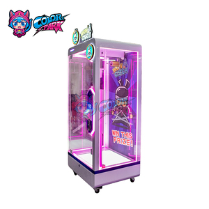 Machine à griffes d'arcade à pièces colorée, machine à cadeaux à ciseaux, machine à rachat de prix avec éclairage LED, difficulté réglable - Product Image 5
