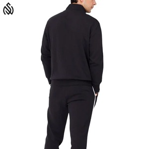 Survêtement Respirant 100% Coton pour Homme Marque Privée Ensembles à Fermeture Éclair Style Solide avec Logo Personnalisé Produit Tendance Haut de Gamme - Product Image 5