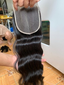 CDYHAIRVN Wholesale Vietnamese Super Double Drawn <b>Body</b> <b>Wave</b> Raw Human Hair 13x4 Frontal 5x5 6x6 HD Lace Closure - Product Image 3