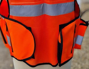 Material duradero hombres Hi Vis chaleco transpirable al por mayor tasa de logotipo personalizado/colores antiarrugas hombres Hi Vis Chaleco con calidad superior - Product Image 6