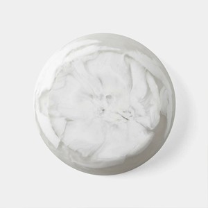 Bol et plat de service décoratifs en résine écologique, poli, gris et blanc, fabriqués à la main, compatibles lave-vaisselle, pour les fêtes, fabriqués en Inde - Product Image 3