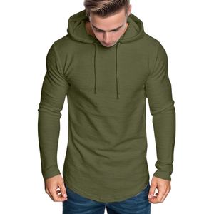 2025 personalizado de alta calidad 100% algodón Digital manga larga ropa de invierno polar alargado de gran tamaño Sudadera con capucha transpirable - Product Image 1