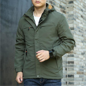Veste polaire chaude pour homme, coupe-vent, thermique, durable, pour l'hiver, le trekking, éco-responsable, col montant, protection intégrale - Product Image 3