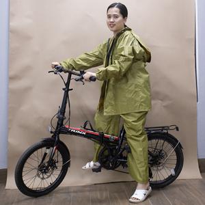 Motocicleta Electrombile 190T Nylon Universal Rainwear Adultos Camping Tela de una sola persona Vietnam Impermeable Chaqueta y pantalones PVC - Product Image 4