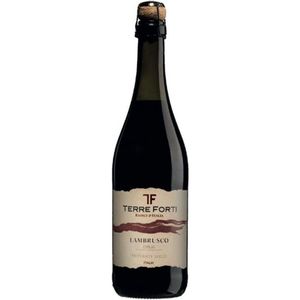 Terre Forti Dry Italian Sparkling <b>Wine</b> Lambrusco Secco IGT 1500ml Magnum 6 Bottles Per Box-Italian Sparkling Red <b>Wine</b> - Product Image 1