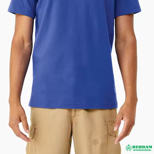 Camiseta de Verano de Alta Calidad, Unisex, Cuello Redondo, Manga Corta, Holgada, para Hombre, 210 g/m², Poliéster/Algodón, Antiarrugas - Product Image 6
