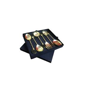 Set de 2 cuillères et fourchettes élégantes, Set de service de Bar à salade Set de fourchettes et cuillères cadeau par fabriqué en inde - Product Image 6