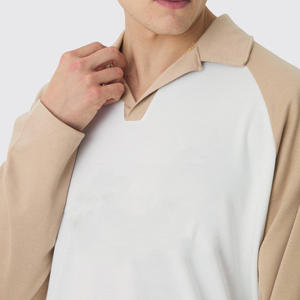 เสื้อสเวตเชิ้ตโอเวอร์ไซส์ผู้ชาย ผ้าฝ้าย คอปกโปโล ปักโลโก้ตามสั่ง เสื้อพูลโอเวอร์ เสื้อฮู้ดดี้พื้นฐาน เสื้อโปโลผู้ชาย - Product Image 3
