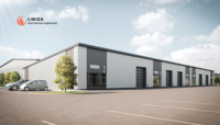 Bâtiment commercial résistant au vent, bâtiment métallique multi-usages, chambre froide sécurisée, structure en acier, entrepôt