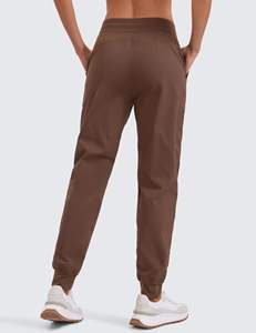 Contrôle du ventre sans couture décontracté imperméable anti-boulochage taille haute vêtements de sport collants d'entraînement taille haute pantalons longs - Product Image 2