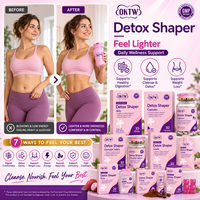 OKTW Detox Shaper Suplemen Pembakar Lemak Pendukung Lengkap, Jelly Pelangsing Cair, Kapsul, Permen, Teh, Tablet, Tersedia