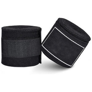 Vendas de Mano Negras de Algodón 100%, Impermeables, Protectoras, con Malla Transpirable y Elástica para Boxeo - Product Image 3