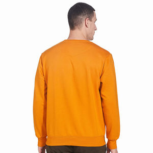 Sudaderas de hombre de Color naranja de la mejor calidad, jersey con cuello redondo, sudaderas de invierno hechas de lana ajustadas para adultos - Product Image 2